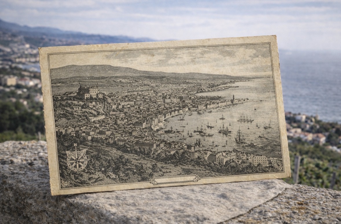 Stampa o cartografia storica di Trieste