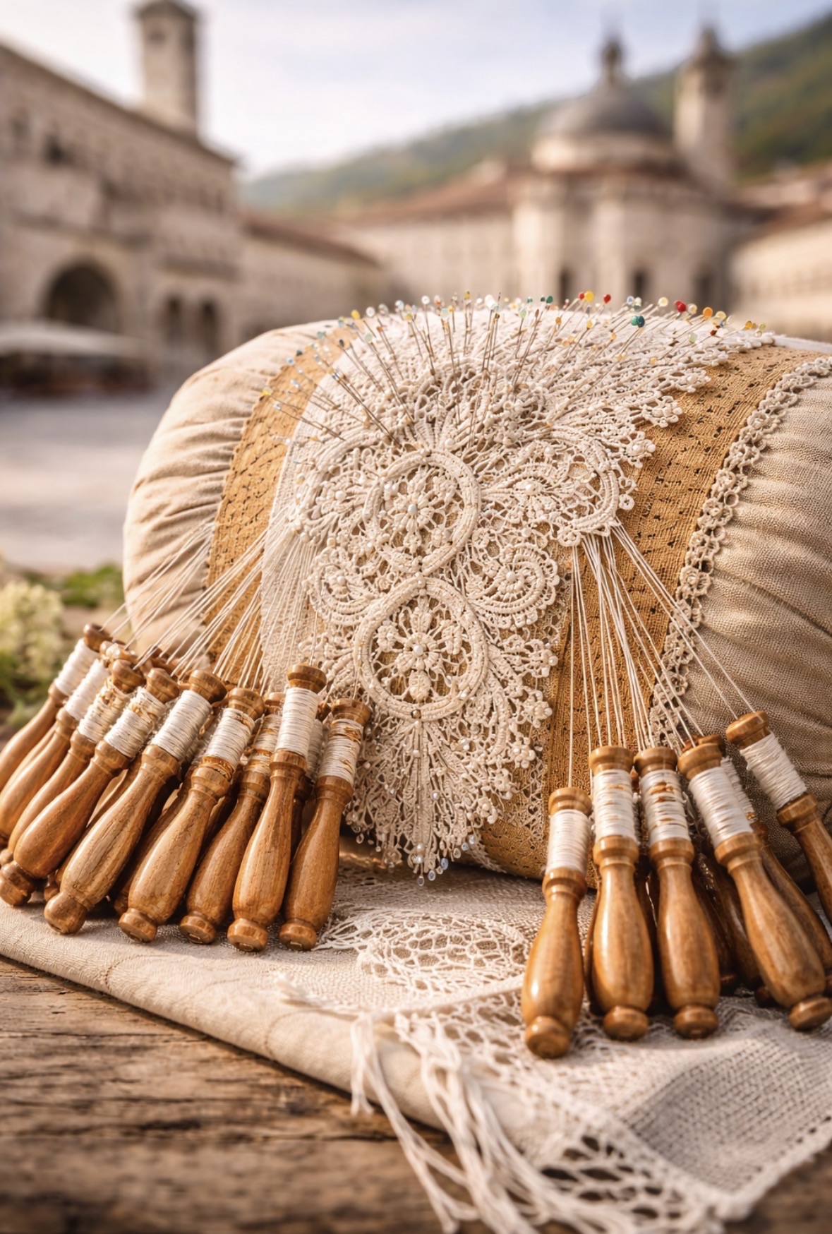 Merletto a tombolo ascolano