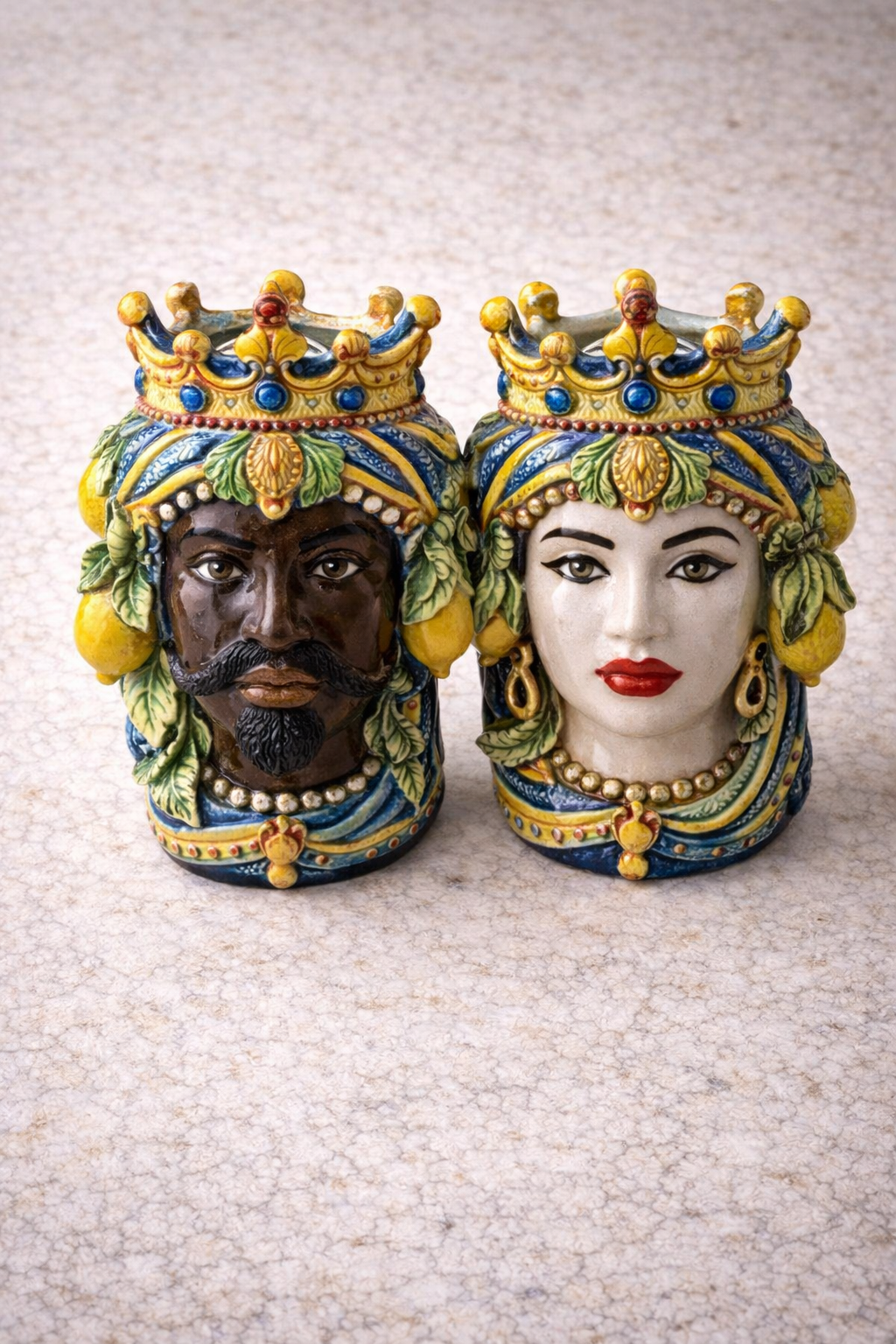 Teste di Moro in ceramica