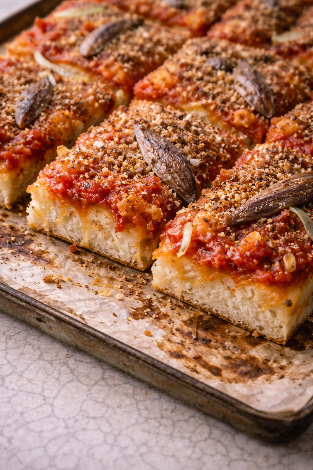 Sfincione palermitano (mix o condimento)