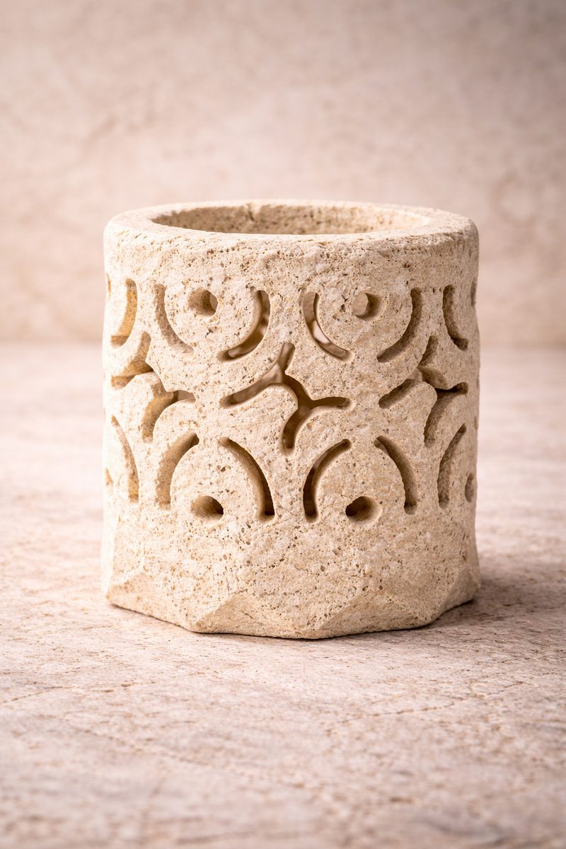 Oggetti artigianali in tufo dei Sassi