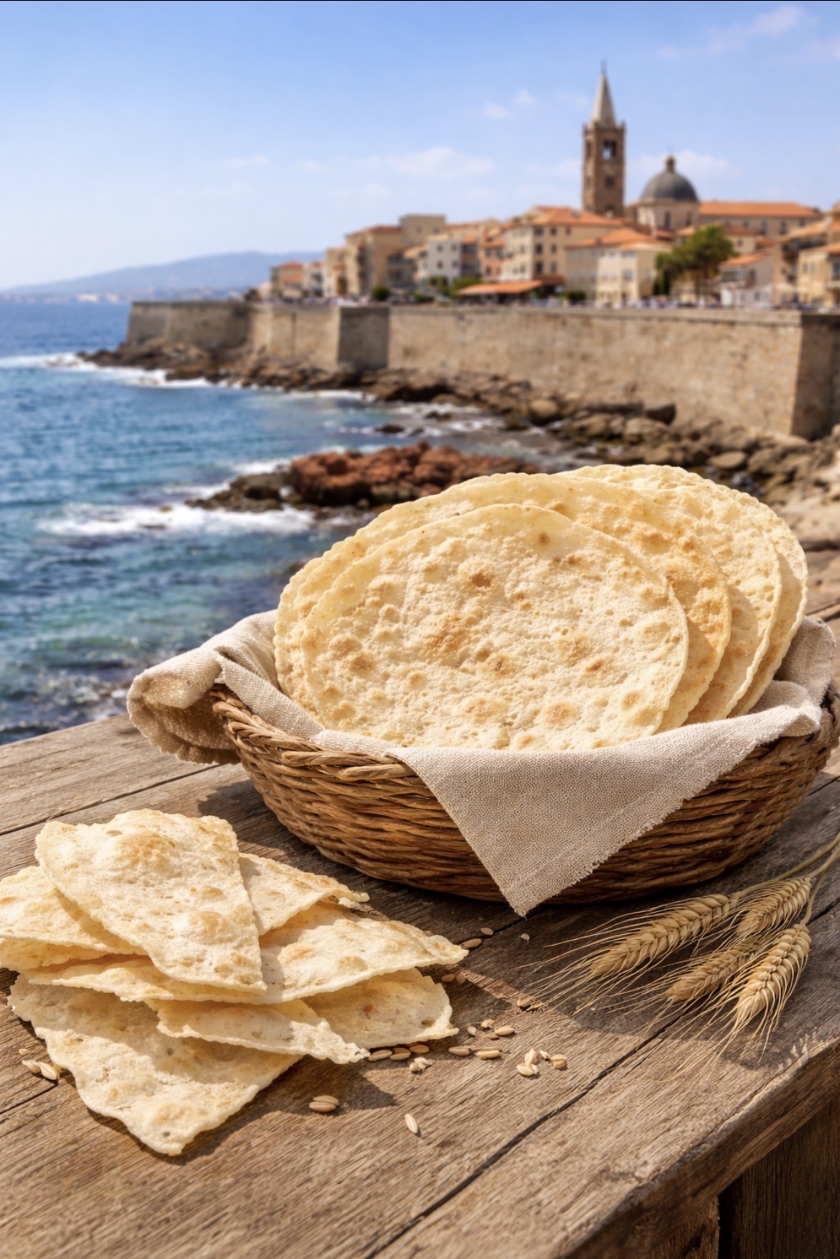 Pane carasau artigianale della tradizione sarda
