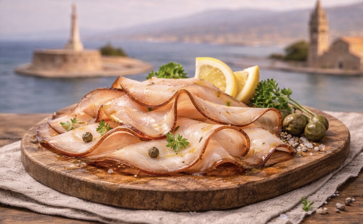 Smoked swordfish from the Stretto