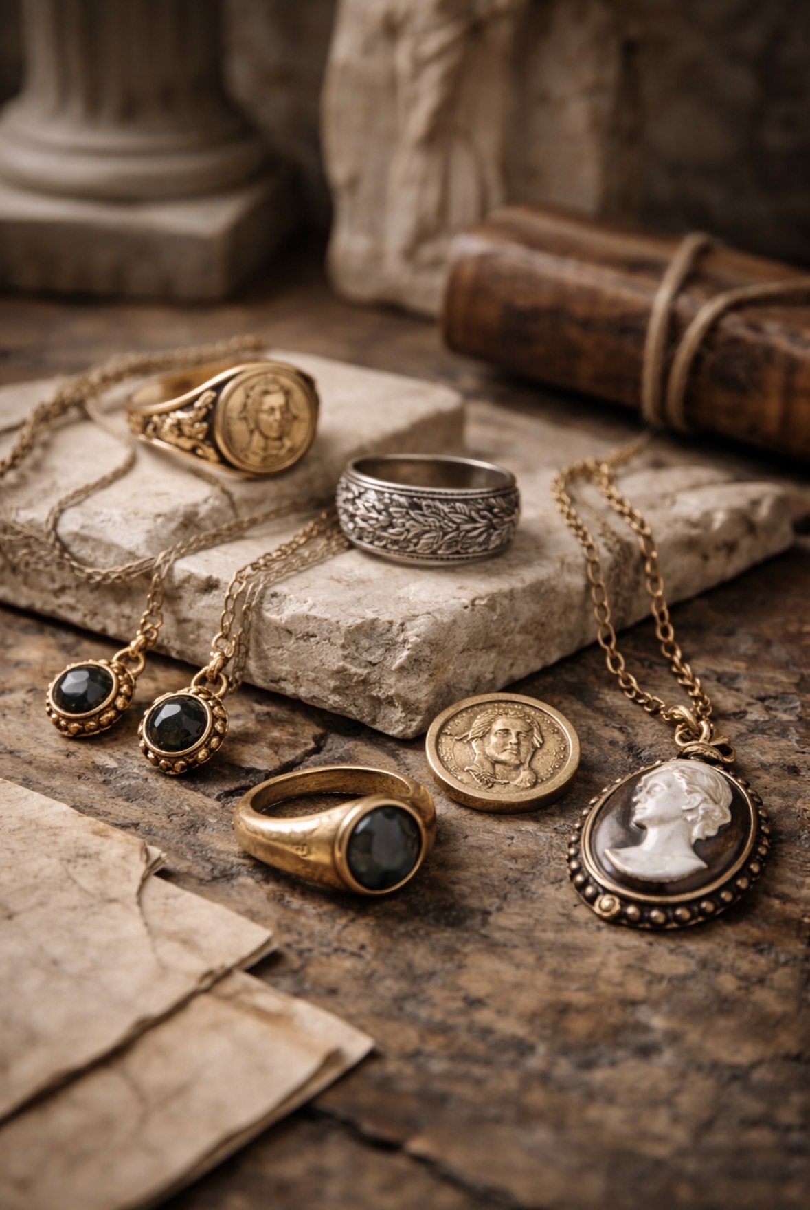Handcrafted Jewelry Inspired by Ancient Rome