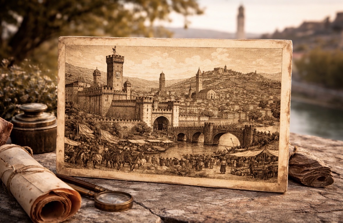 Scaligera historical print or engraving