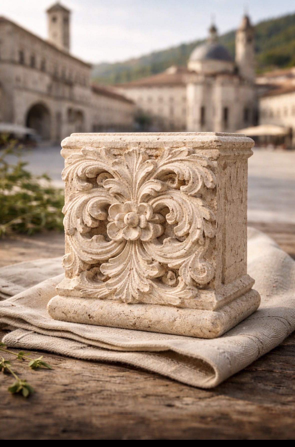 Travertino ascolano lavorato