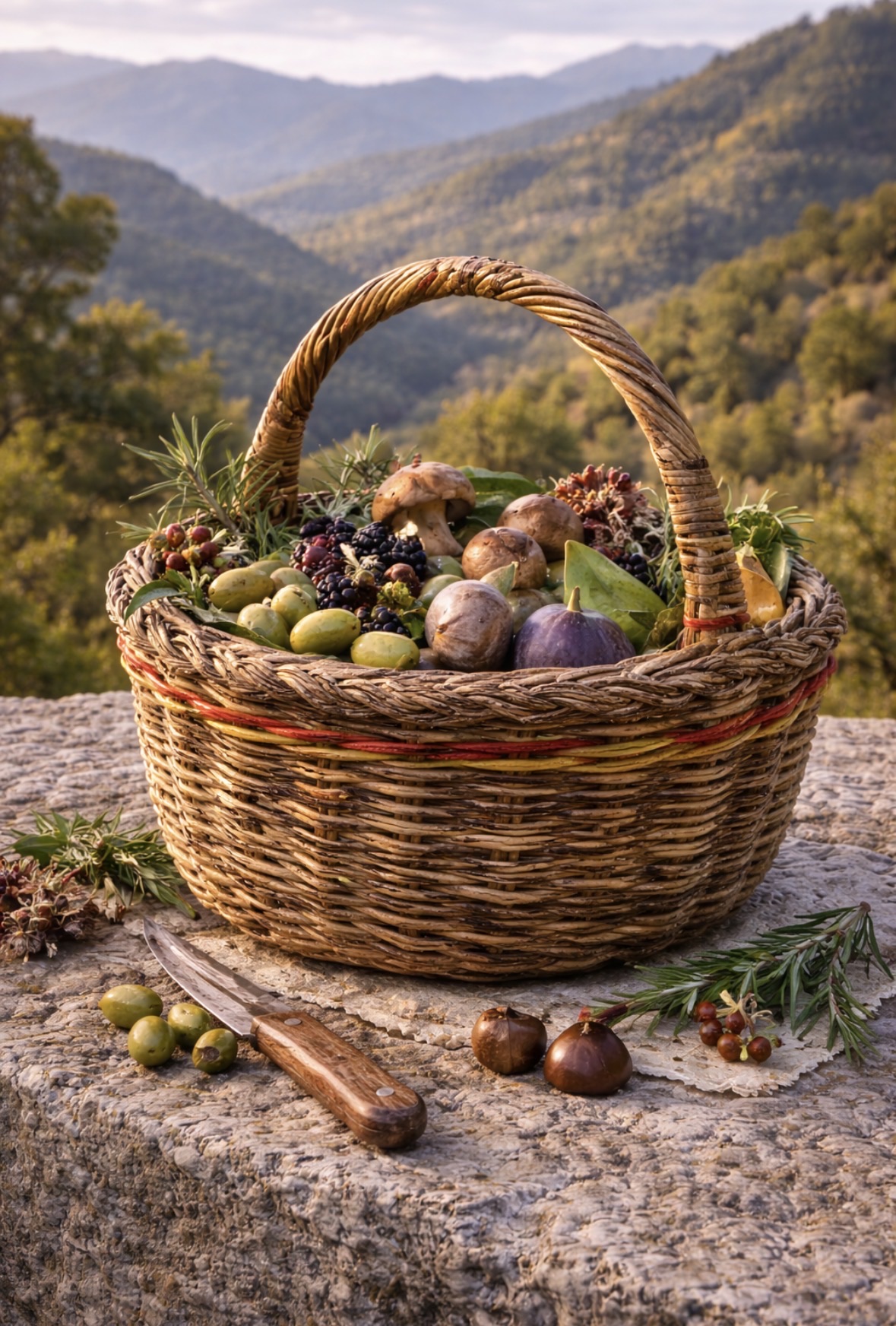 Cesto intrecciato dell’area aspromontana