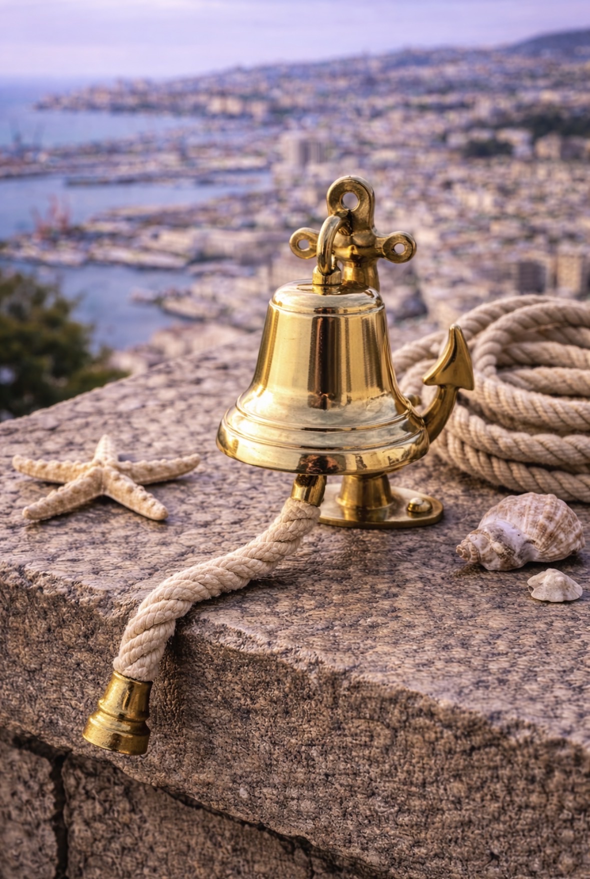 Campana o piccolo oggetto nautico in ottone