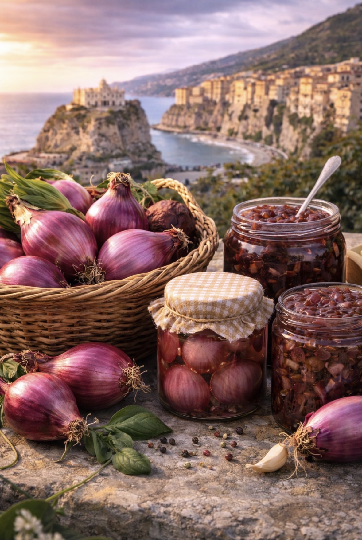 Cipolla rossa di Tropea (fresh or in traditional preserves)