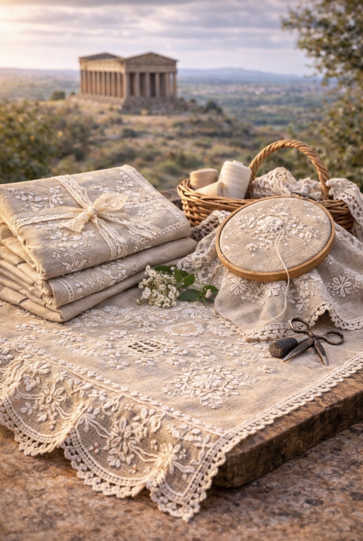 Ricami artigianali dell’Agrigentino