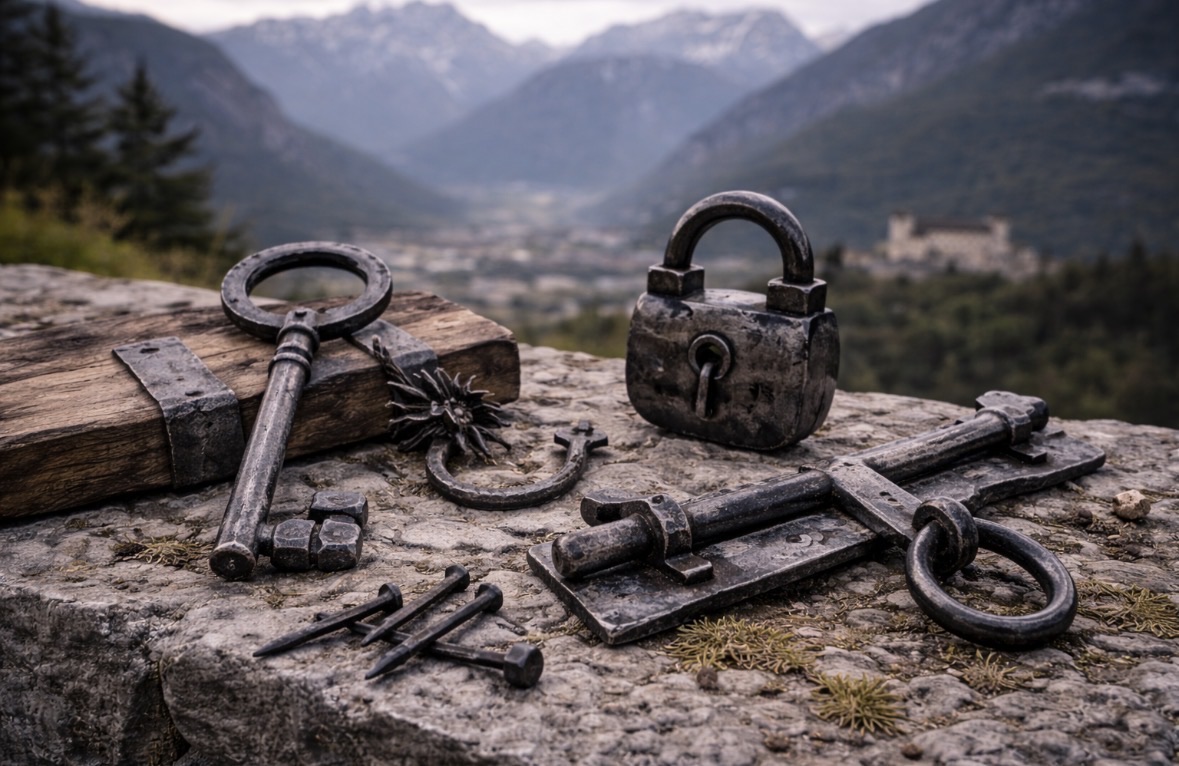 Oggetto in ferro battuto