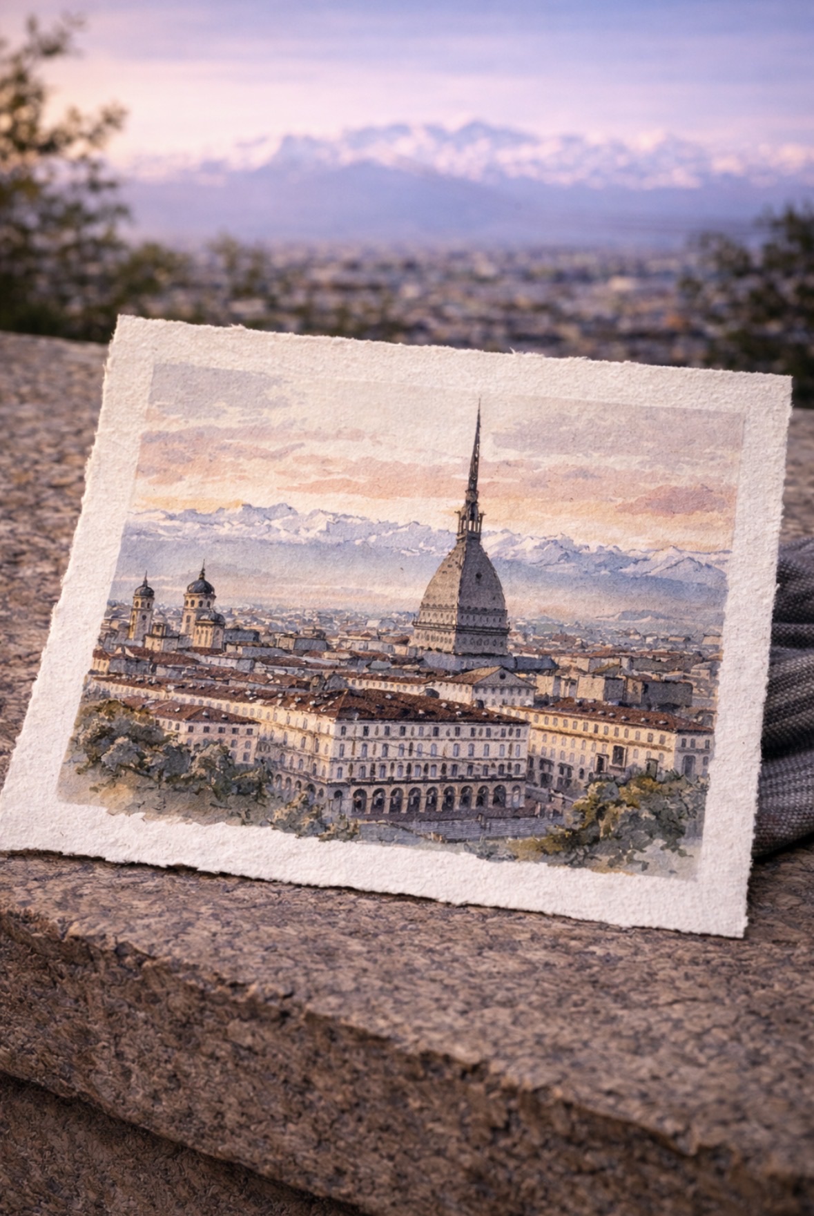 Art print of skylines or historic monuments