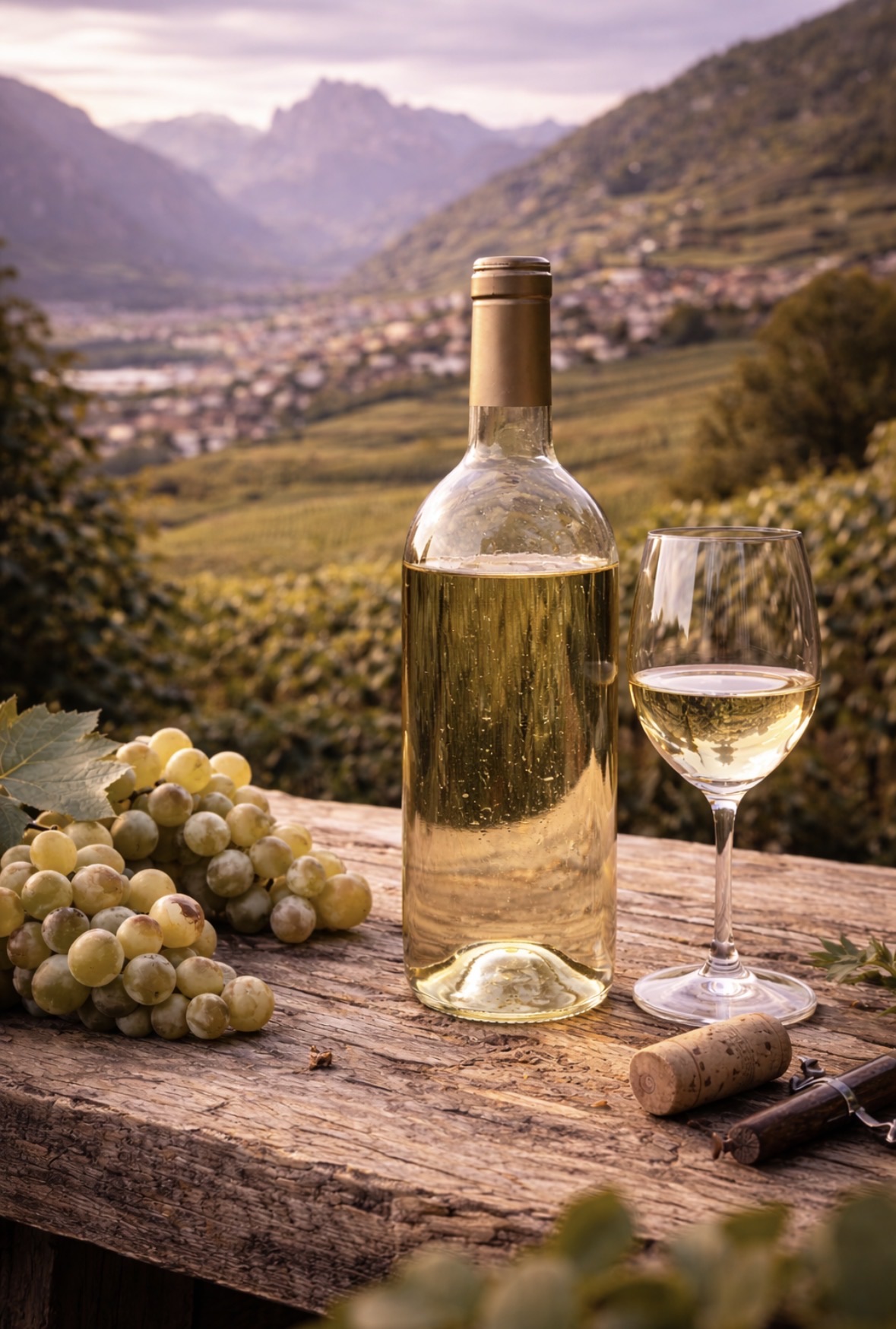 Vino bianco della conca di Bolzano