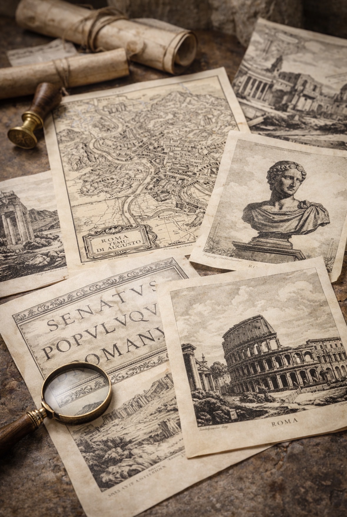 Prints and engravings inspired by ancient Roma