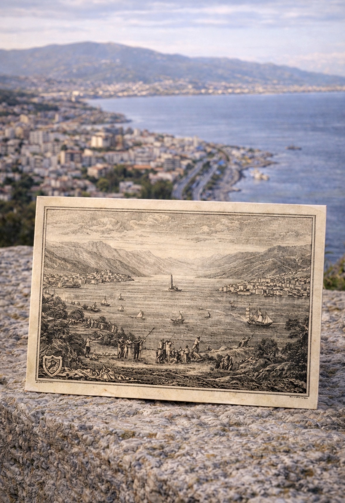 Stampa o incisione storica dello Stretto