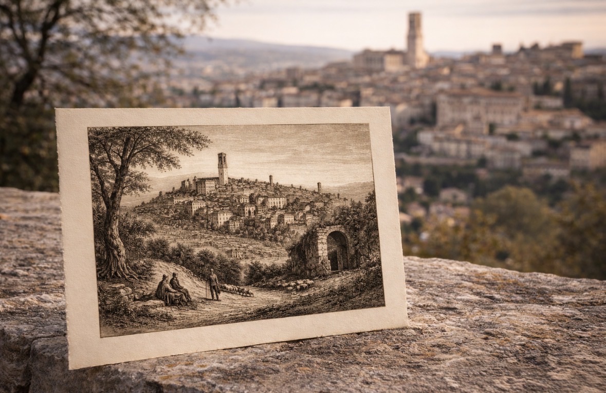 Stampa / incisione storica perugina