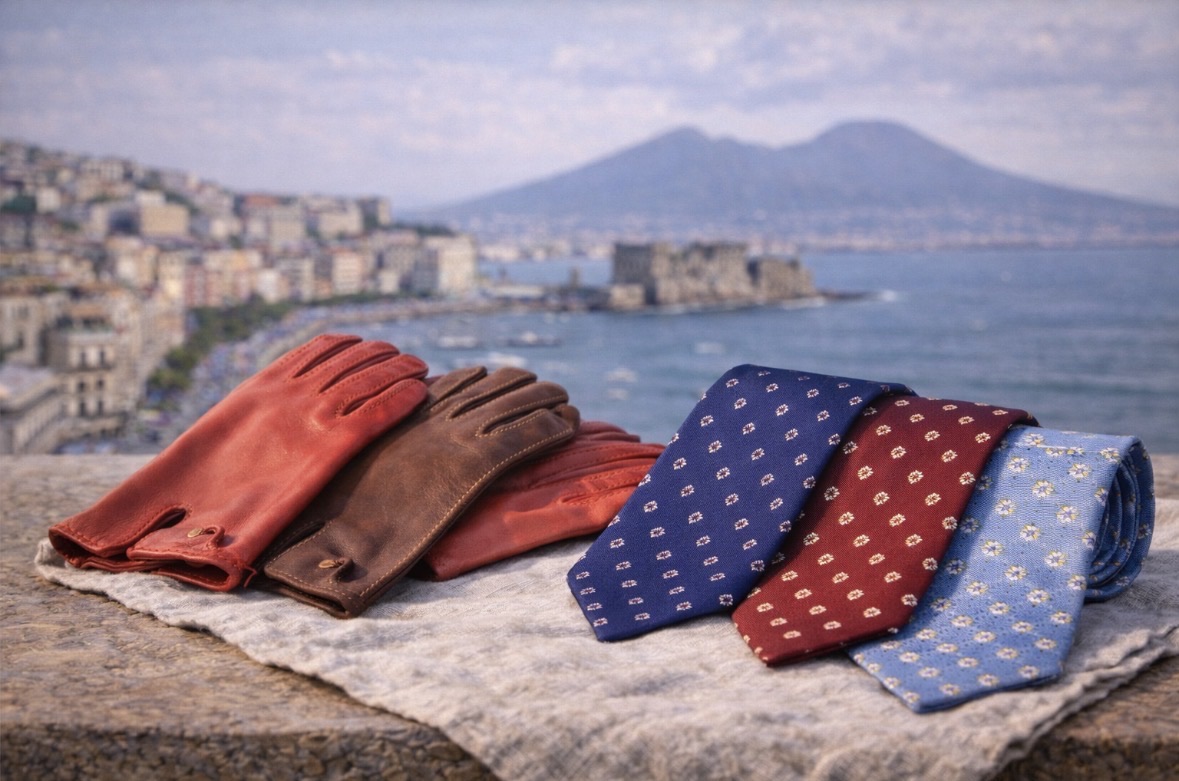 Guanti e cravatte artigianali napoletane