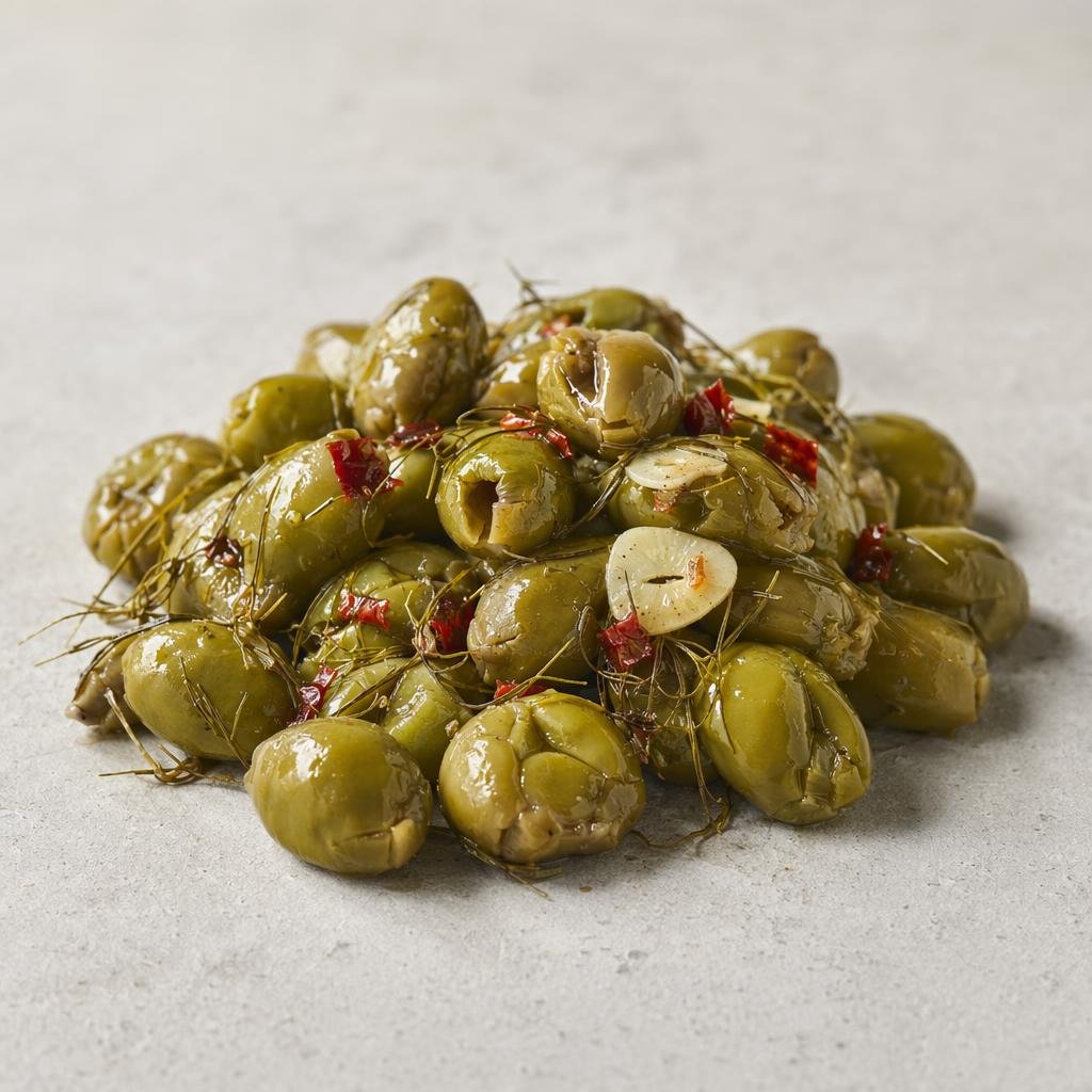 Olive schiacciate reggine — souvenir autentico di Reggio Calabria