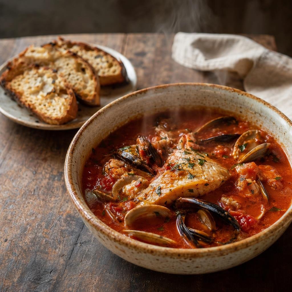 Zuppa di pesce del Golfo di Alghero — piatto tipico di Alghero