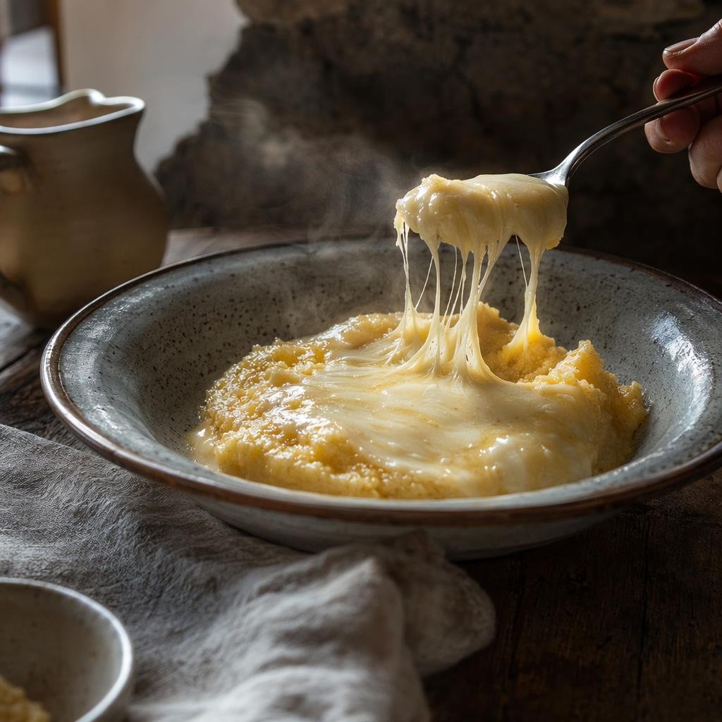 Polenta alla valdostana — Piatto tipico di Aosta