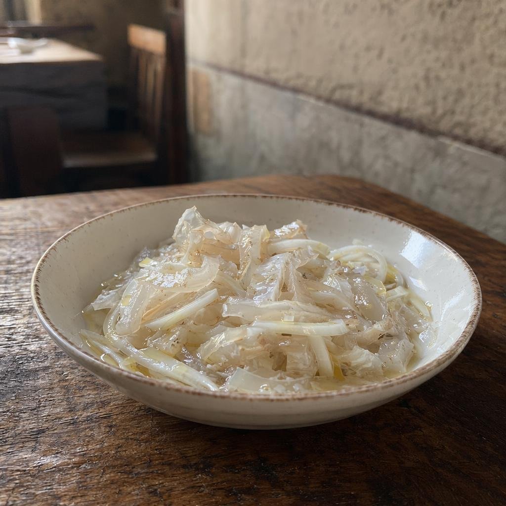 Nervetti in insalata — piatto tipico di Milano