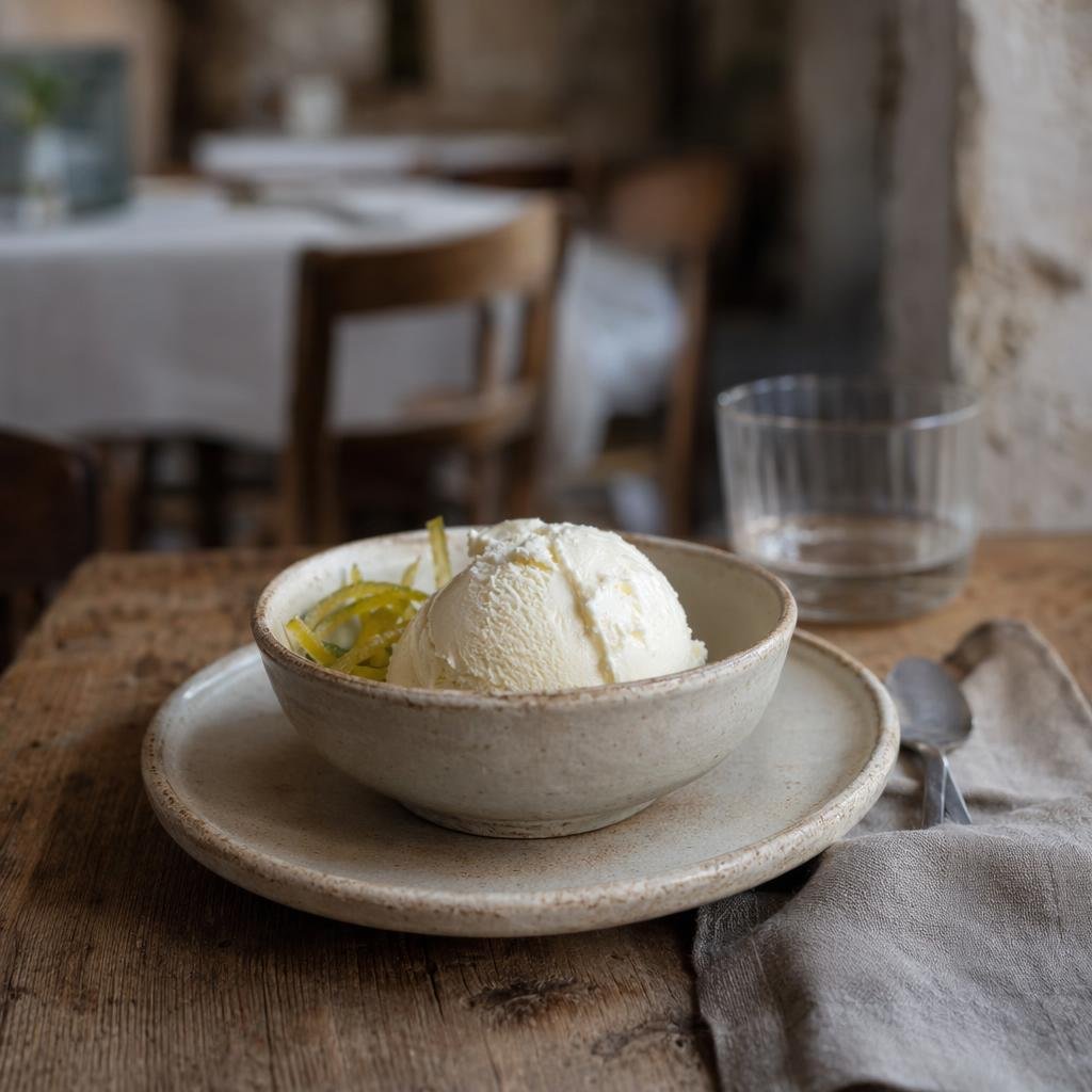 Gelato al bergamotto — piatto tipico di Reggio Calabria