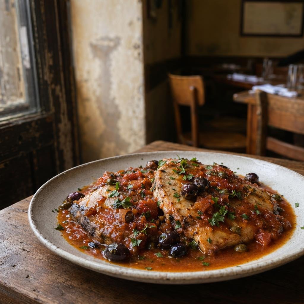 Pesce spada alla ghiotta — piatto tipico di Reggio Calabria