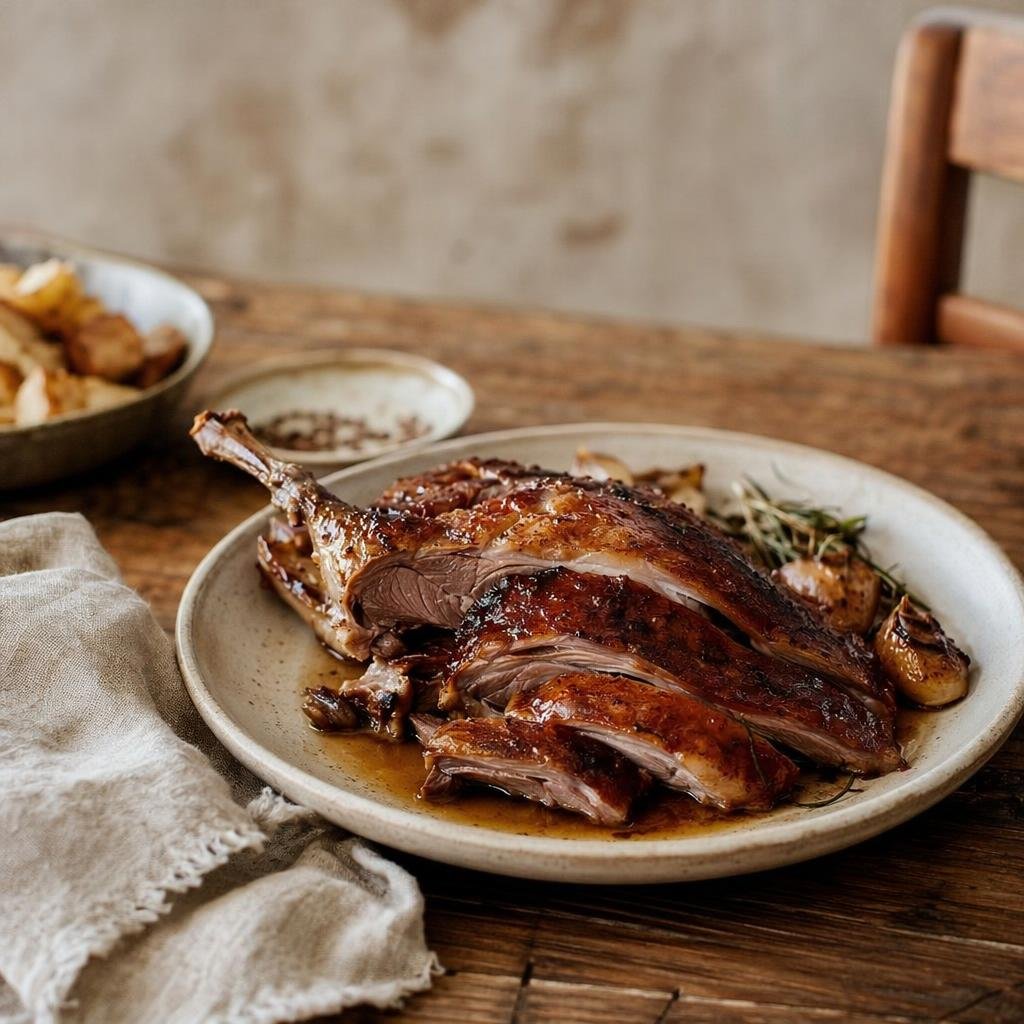 Perugian-style roast goose — Typical dish of Perugia
