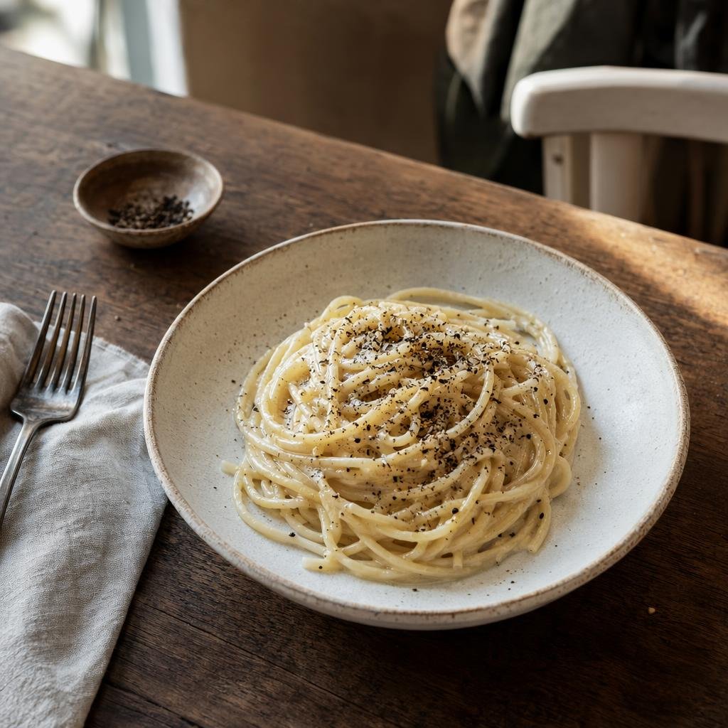 Cacio e Pepe — plato típico de Roma