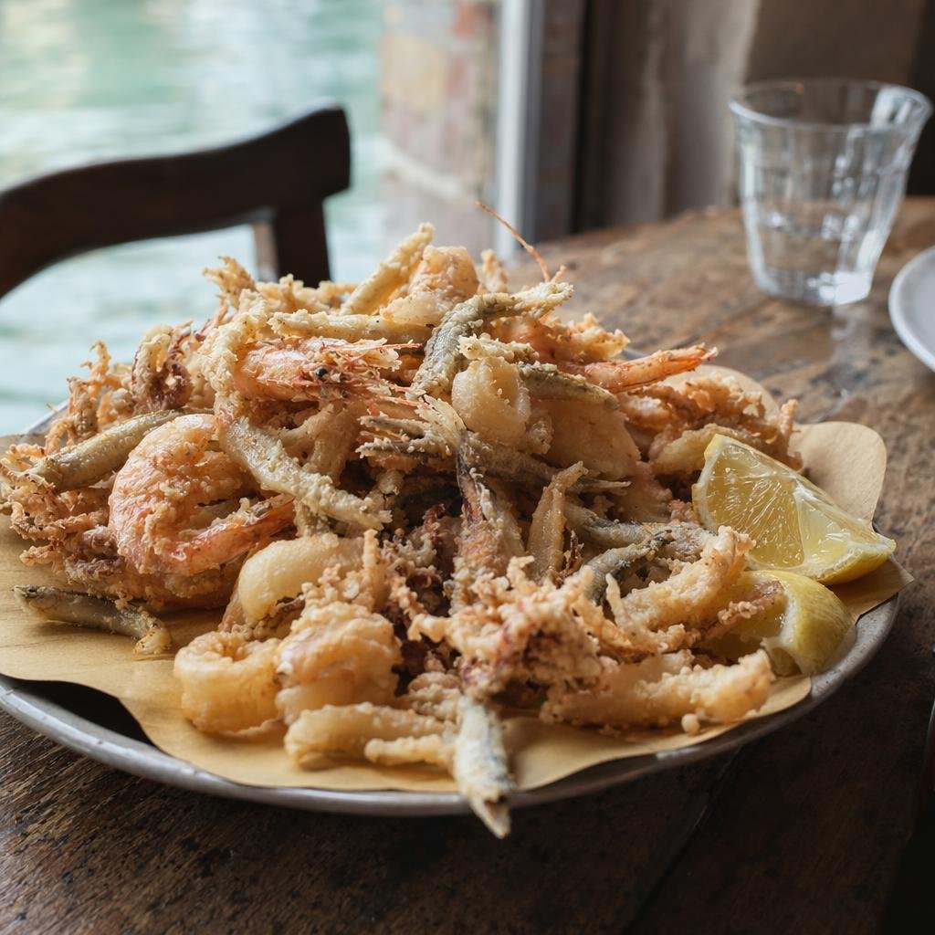 Fritto misto di laguna — piatto tipico di Venezia