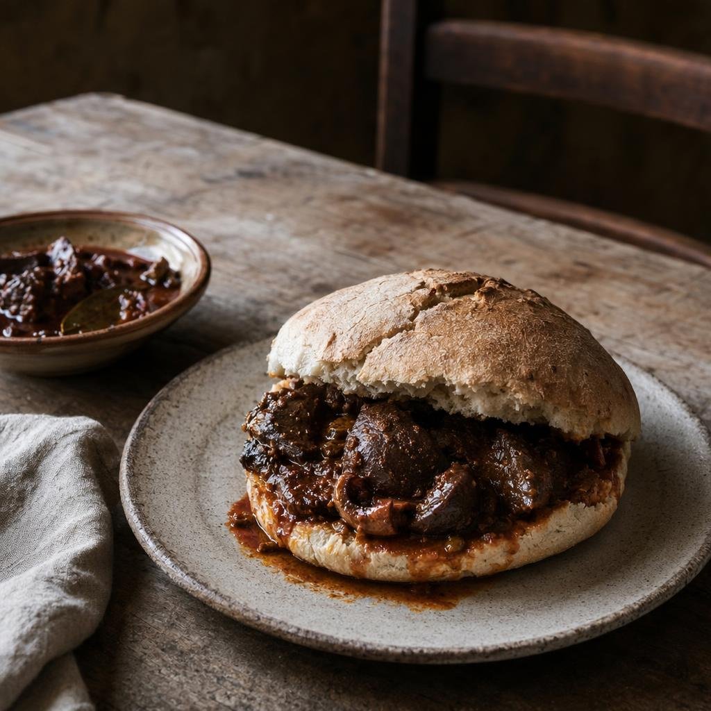 Pitta cu morzeddhu — piatto tipico di Catanzaro