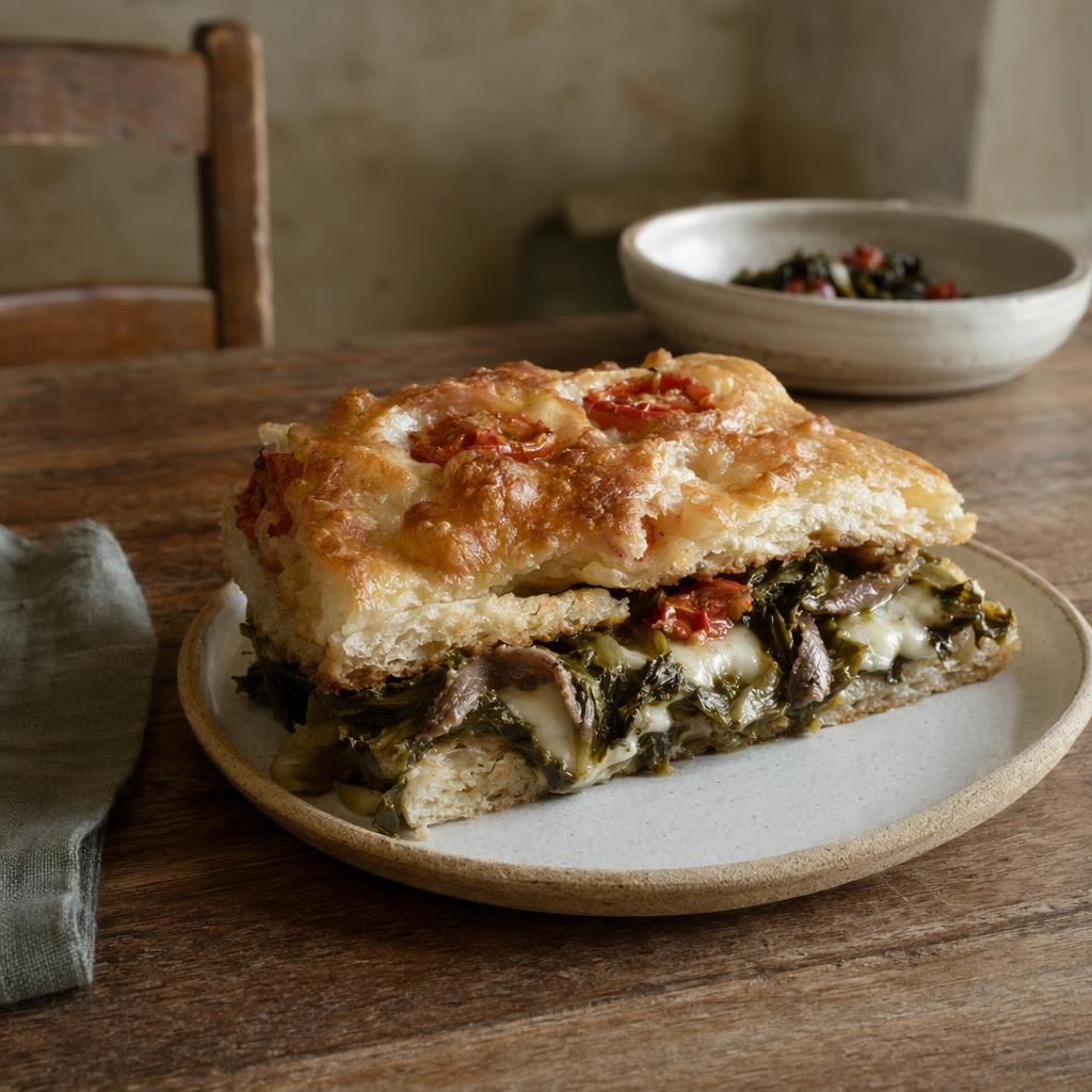 Focaccia messinese — piatto tipico di Messina