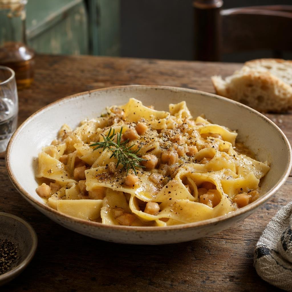 Lagane e ceci del Cilento — typical dish of Salerno