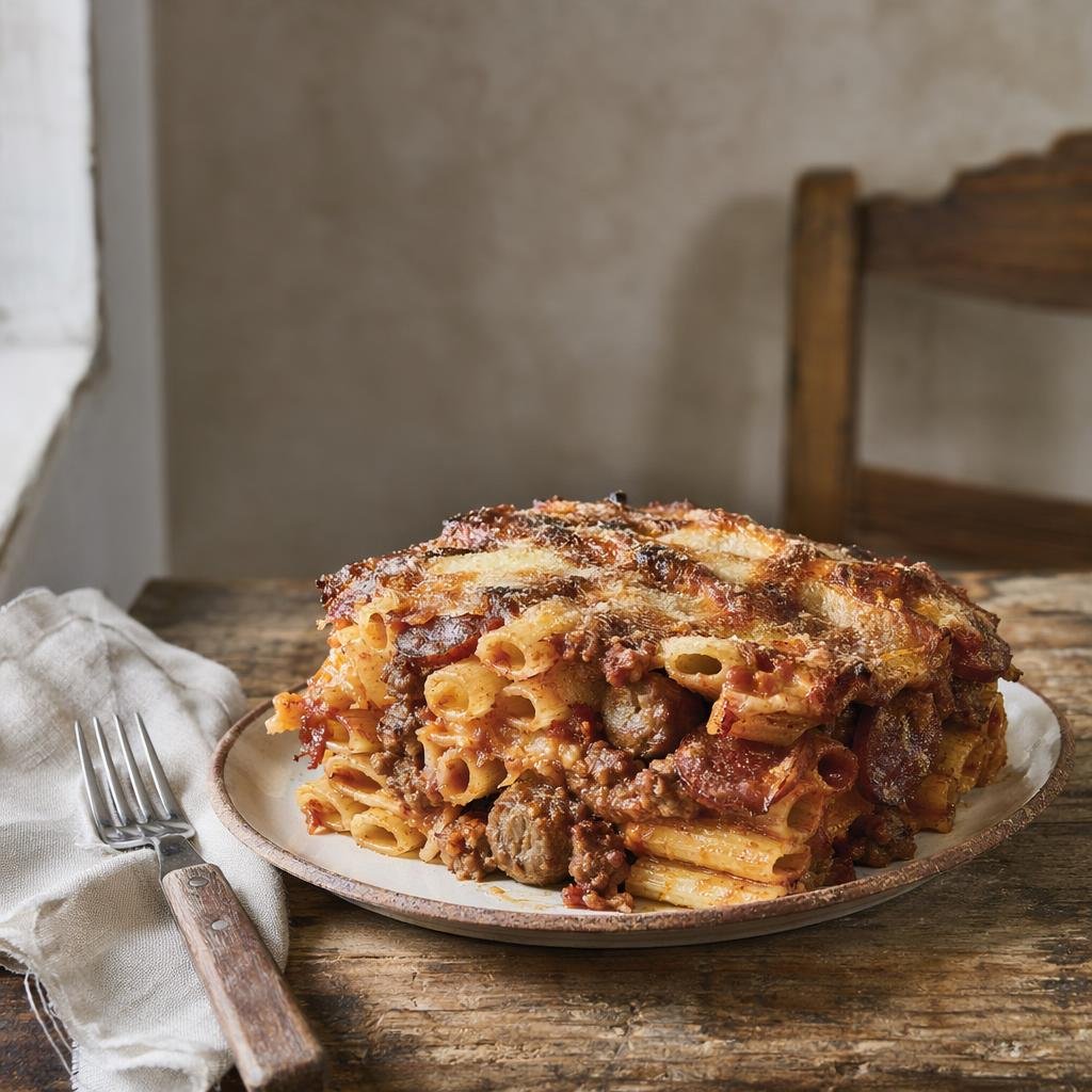 Pasta chjna catanzarese — piatto tipico di Catanzaro