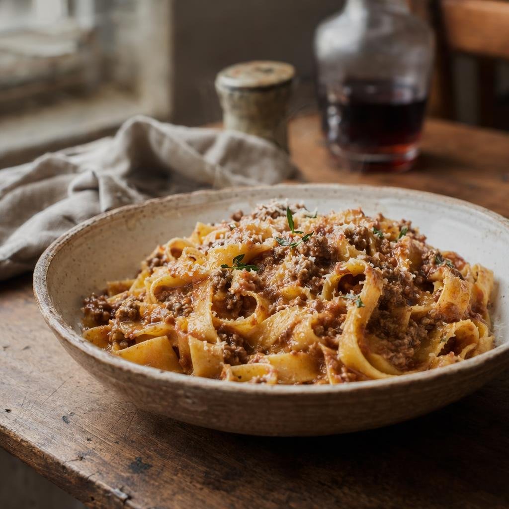 Tagliatelle al ragù alla bolognese — Piatto tipico di Bologna