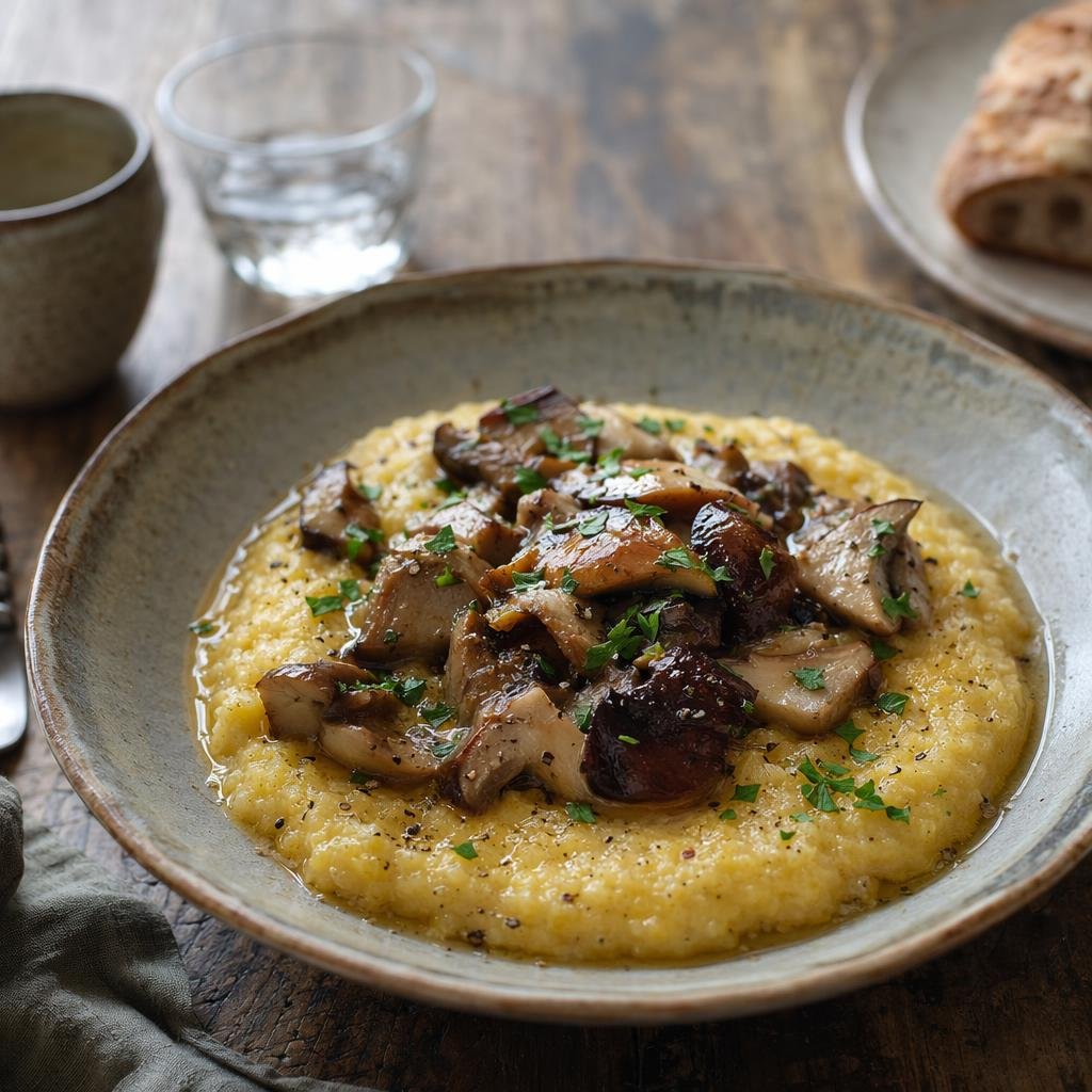 Polenta e funghi — Piatto tipico di Trento