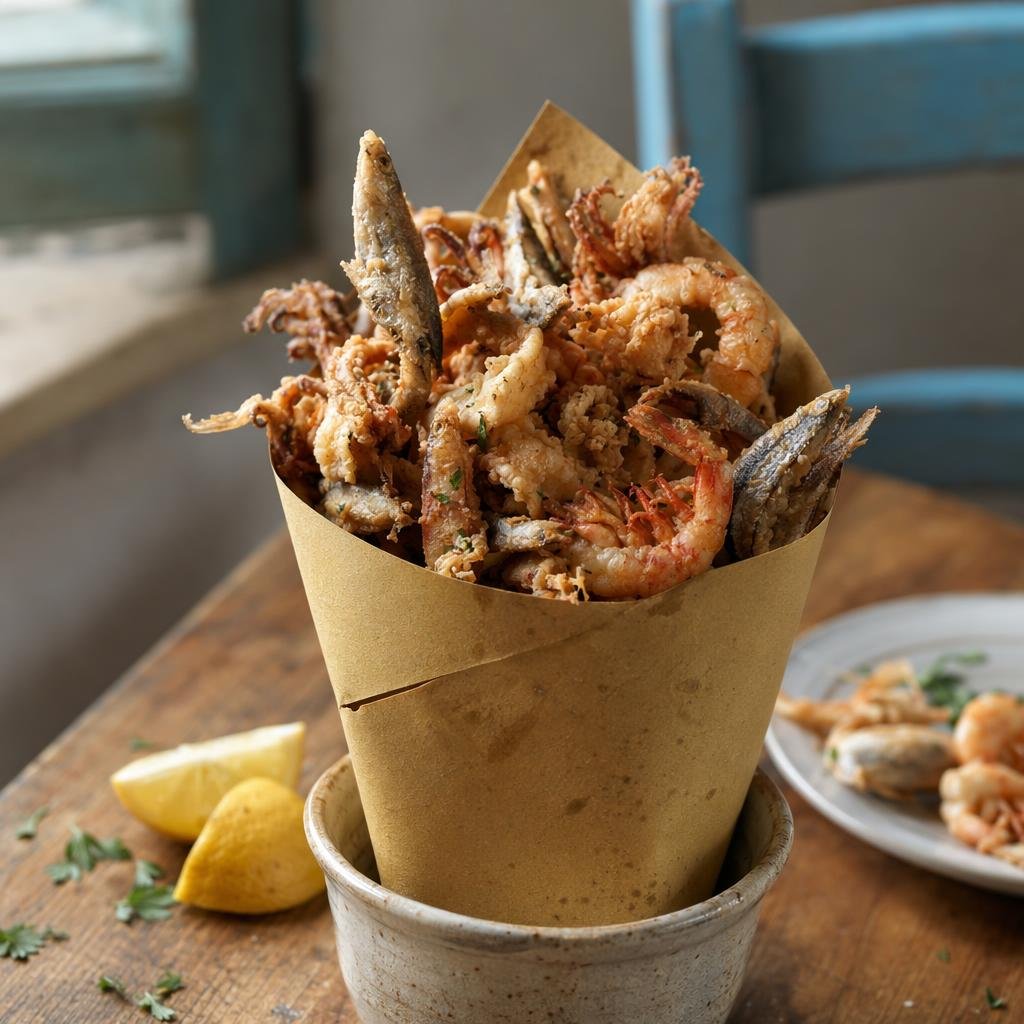 Cuoppo di mare — piatto tipico di Amalfi