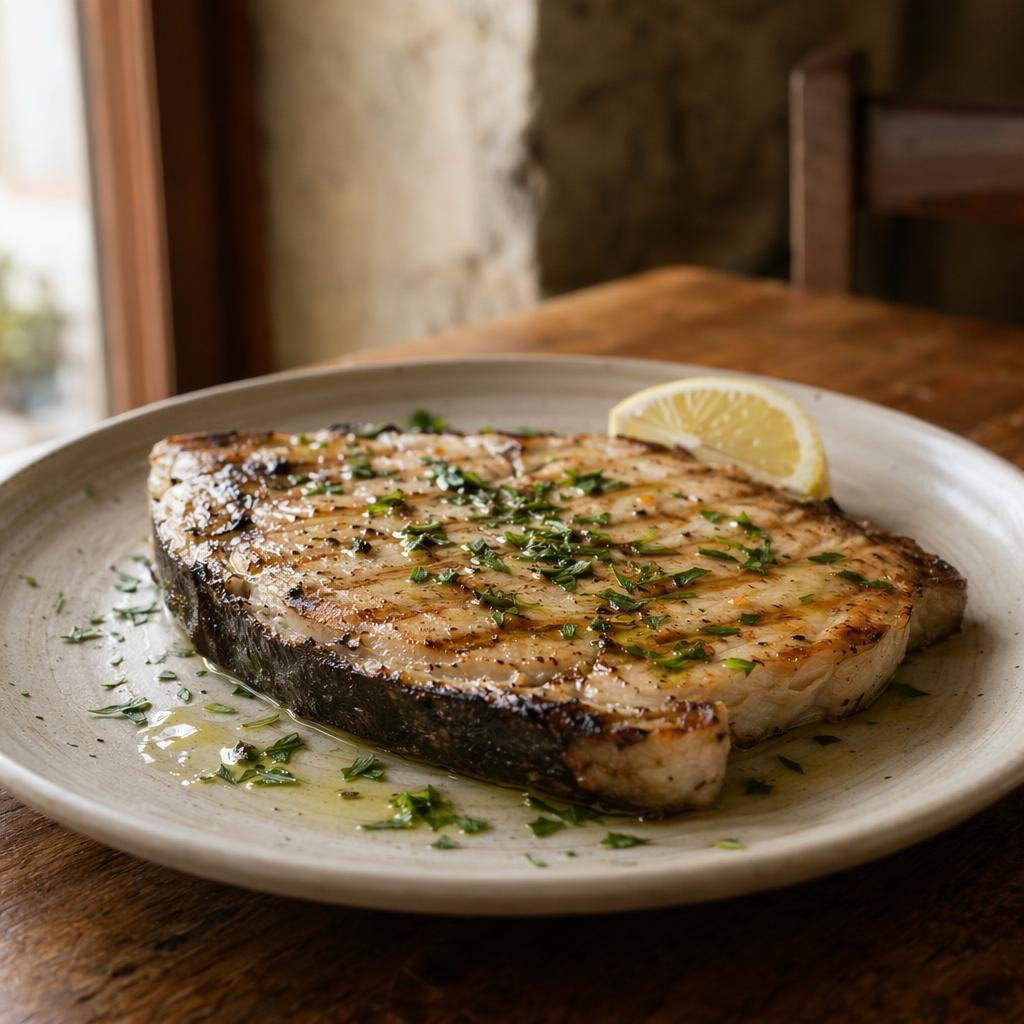 Pesce spada alla griglia dello Stretto — piatto tipico di Reggio Calabria