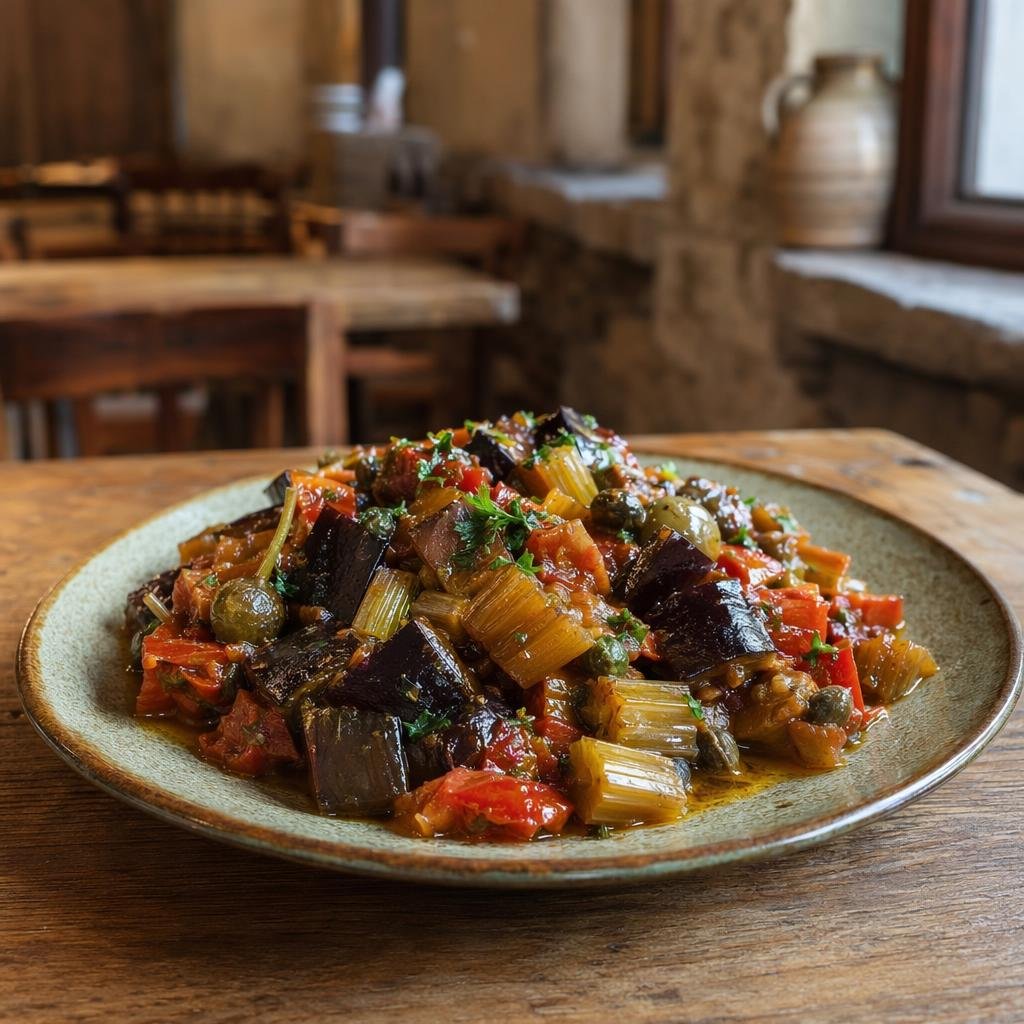 Caponata catanese — piatto tipico di Catania