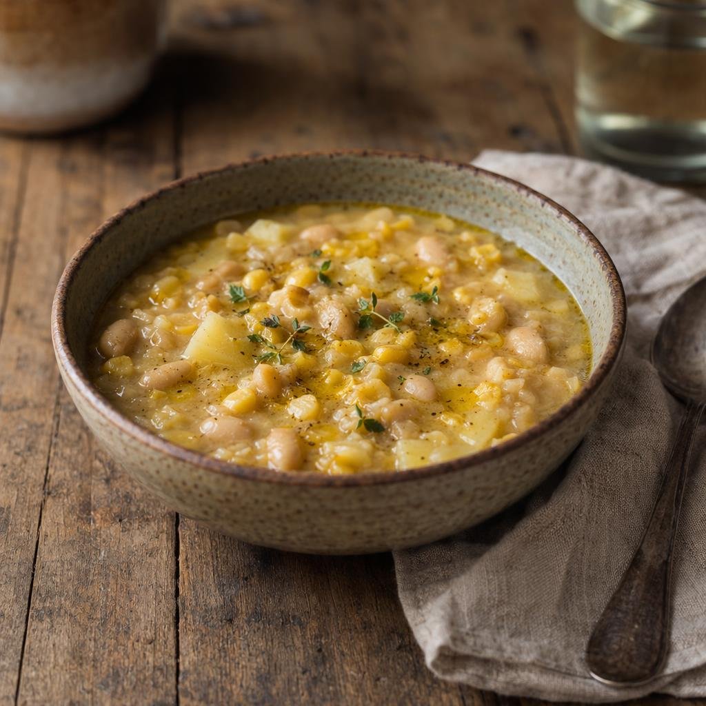 Minestra de bobici — Typical dish of Trieste