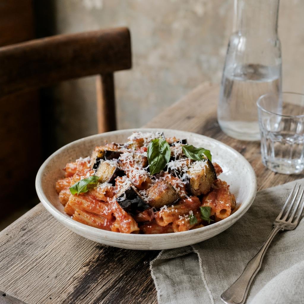 Pasta alla Norma — piatto tipico di Catania