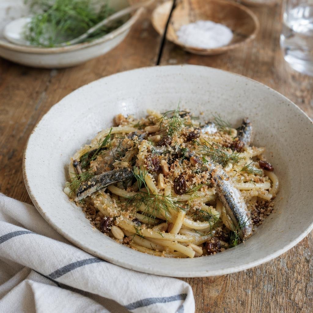 Pasta con le sarde — piatto tipico di Agrigento