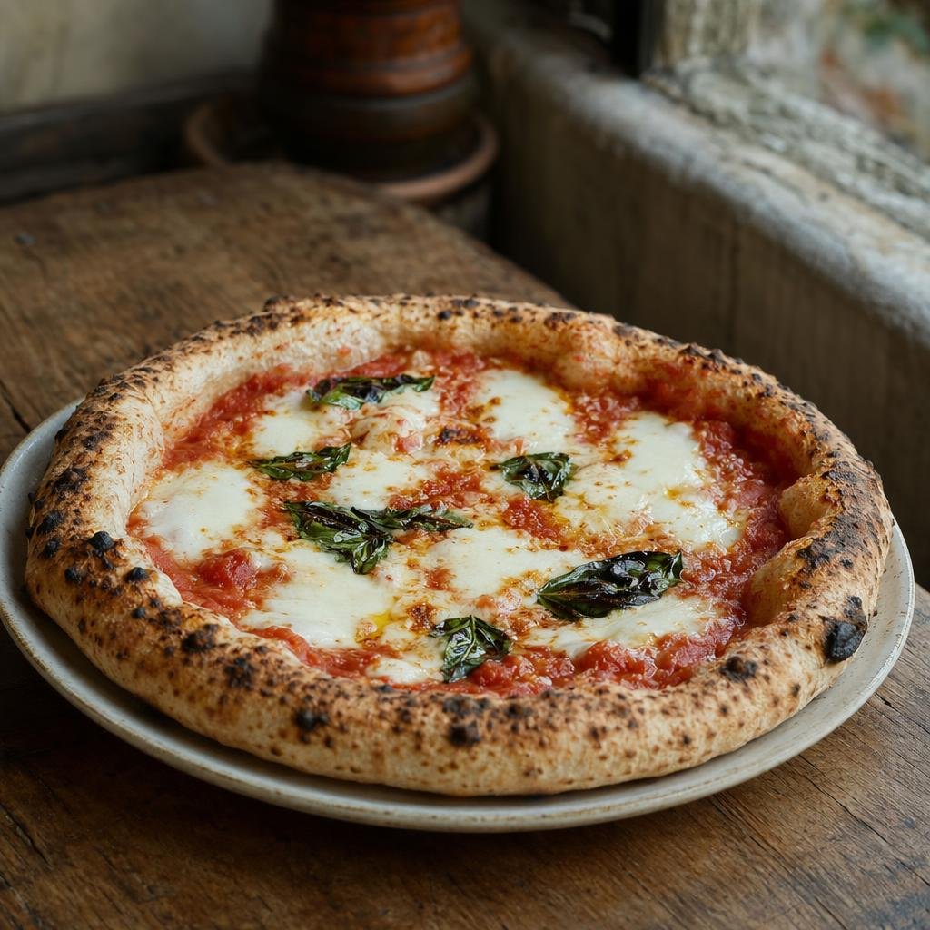 Pizza Napoletana (Margherita) — piatto tipico di Napoli