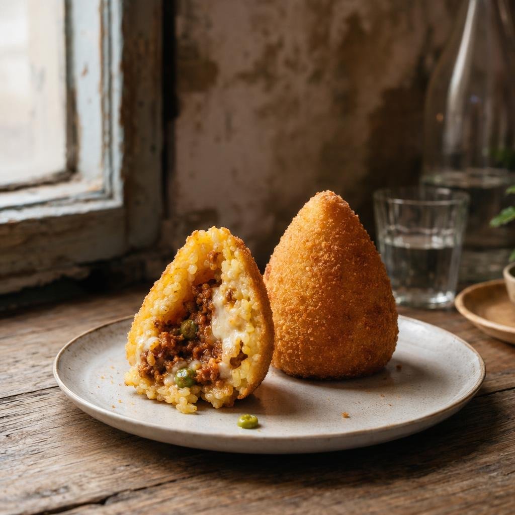 Arancino catanese — piatto tipico di Catania
