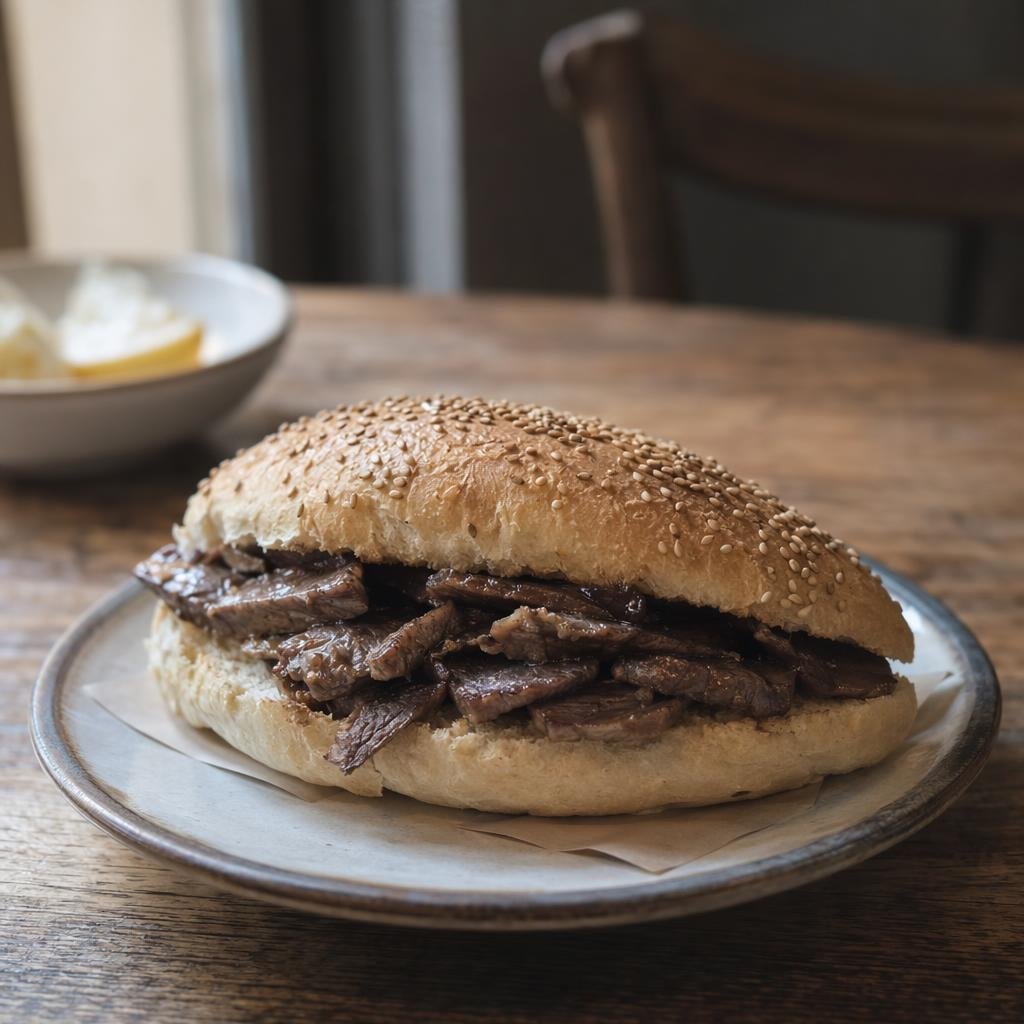 Pane con la milza (pani ca meusa) — piatto tipico di Palermo