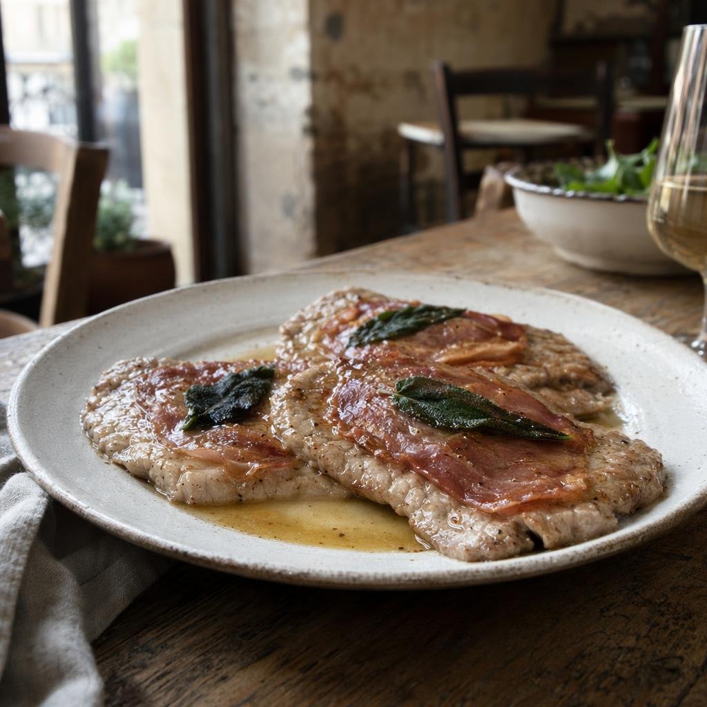 Saltimbocca a la romana — plato típico de Roma