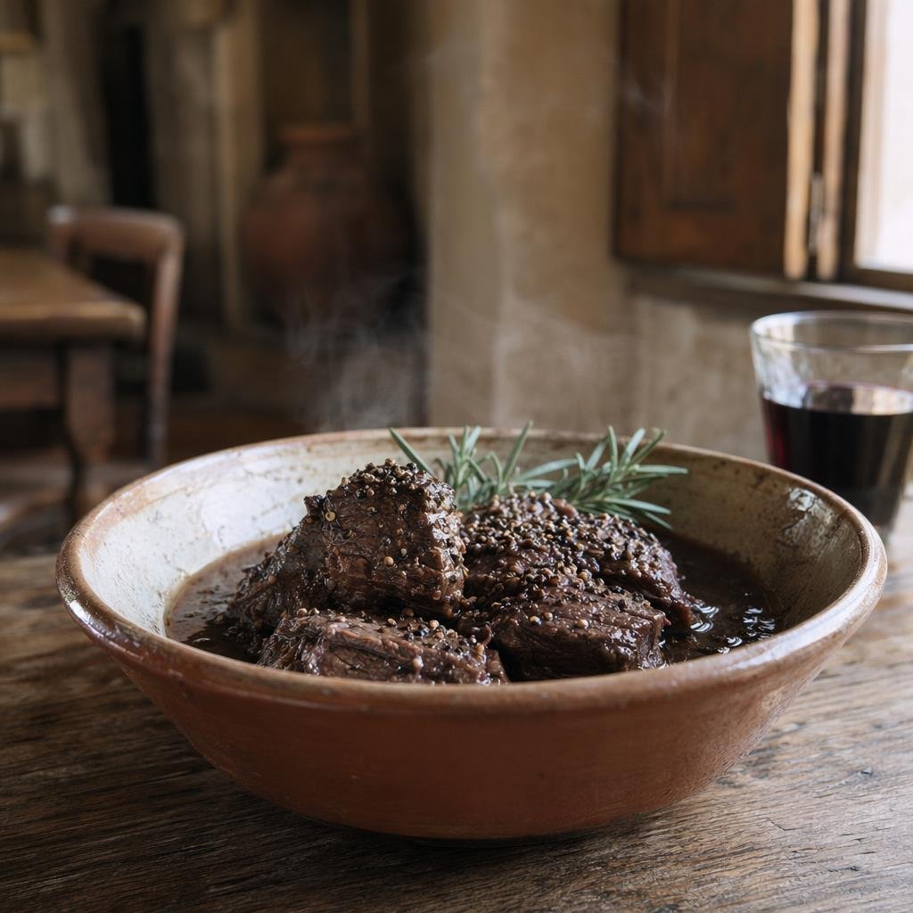 Peposo dell’Impruneta — piatto tipico di Firenze