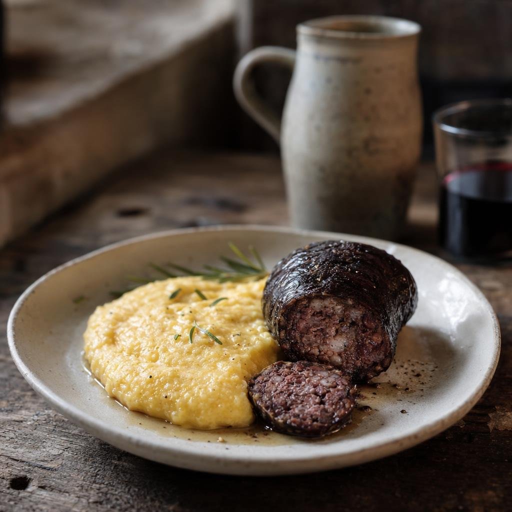 Ciuìga del Banale con polenta — Piatto tipico di Trento