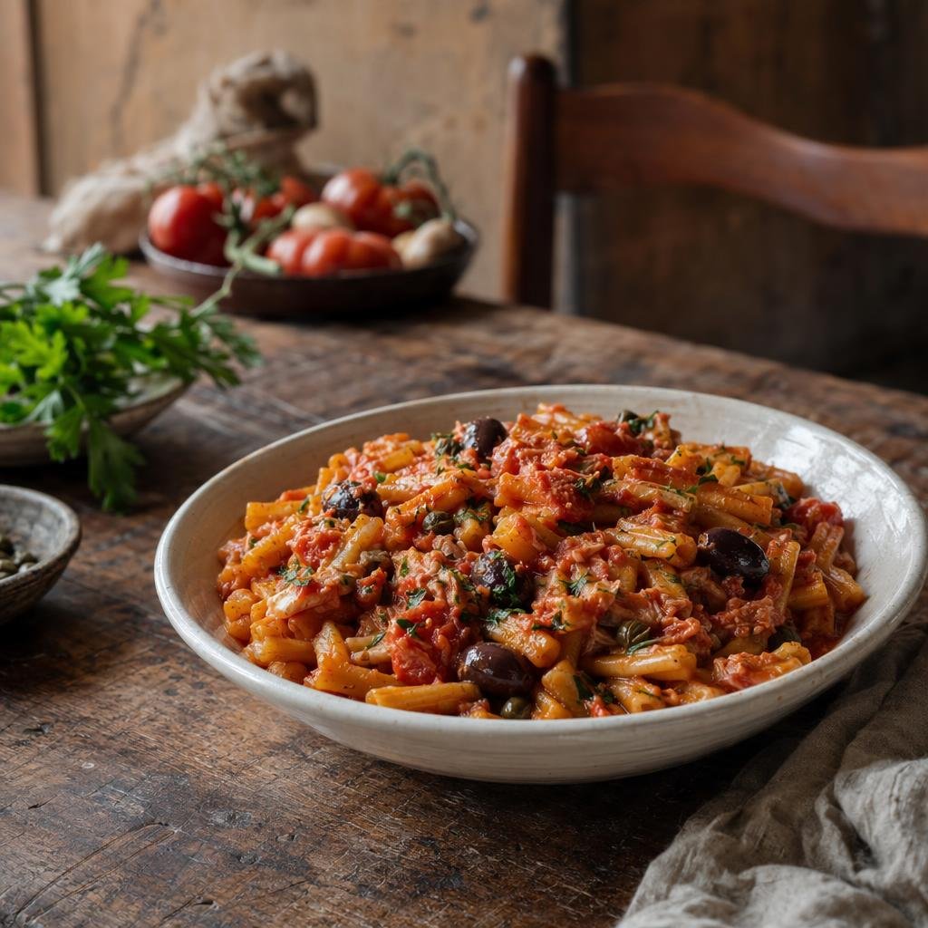 Pasta con lo stocco alla reggina — piatto tipico di Reggio Calabria