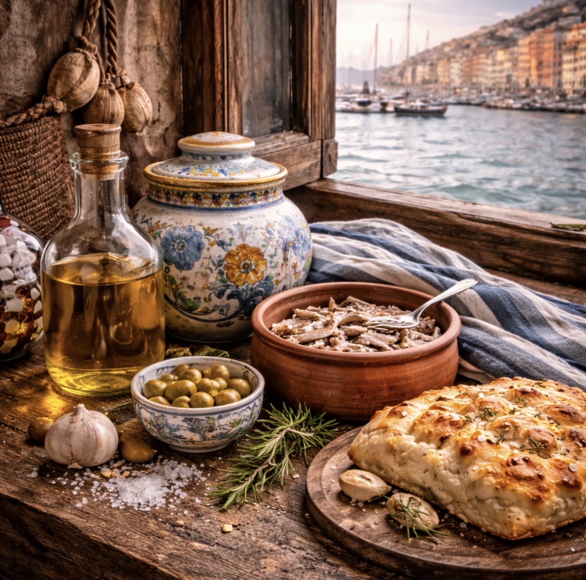 Genova quotidiana: cibo, tessuti e oggetti della vita portuale